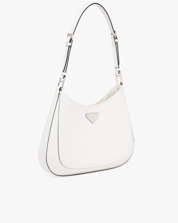 White N Prada Cleo brushed leather shoulder bag - Image 3