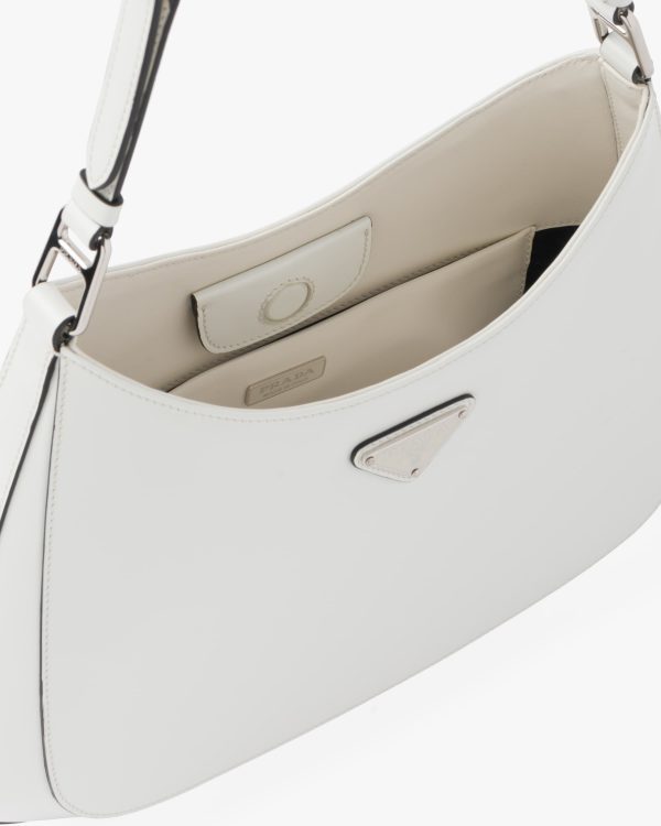 White N Prada Cleo brushed leather shoulder bag - Image 5