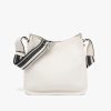 White Prada Flou leather hobo bag - Image 4
