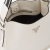 White Prada Flou leather hobo bag - Image 5
