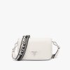 White Prada Flou leather shoulder bag
