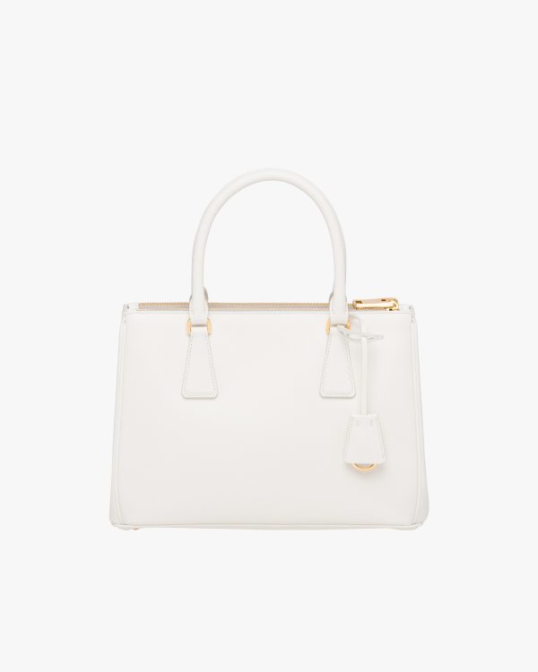 White Prada Galleria Saffiano leather medium bag - Image 4