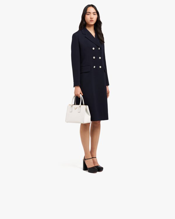 White Prada Galleria Saffiano leather medium bag - Image 7