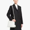 White Prada Matinee ostrich leather bag - Image 2