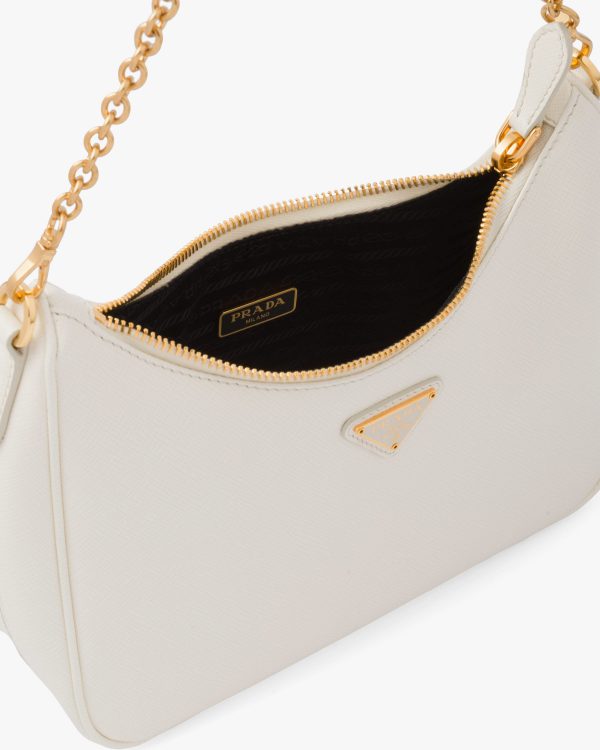 White Prada Re-Edition 2005 Saffiano leather bag - Image 5
