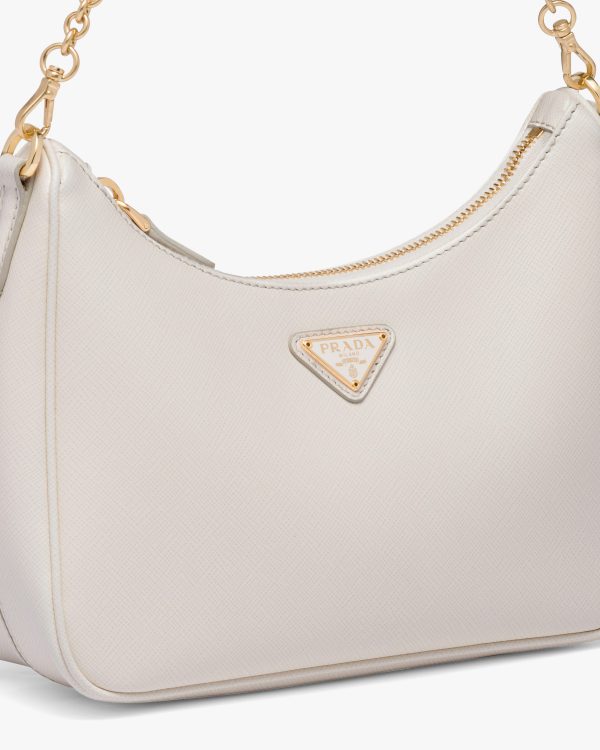 White Prada Re-Edition 2005 Saffiano leather bag - Image 6
