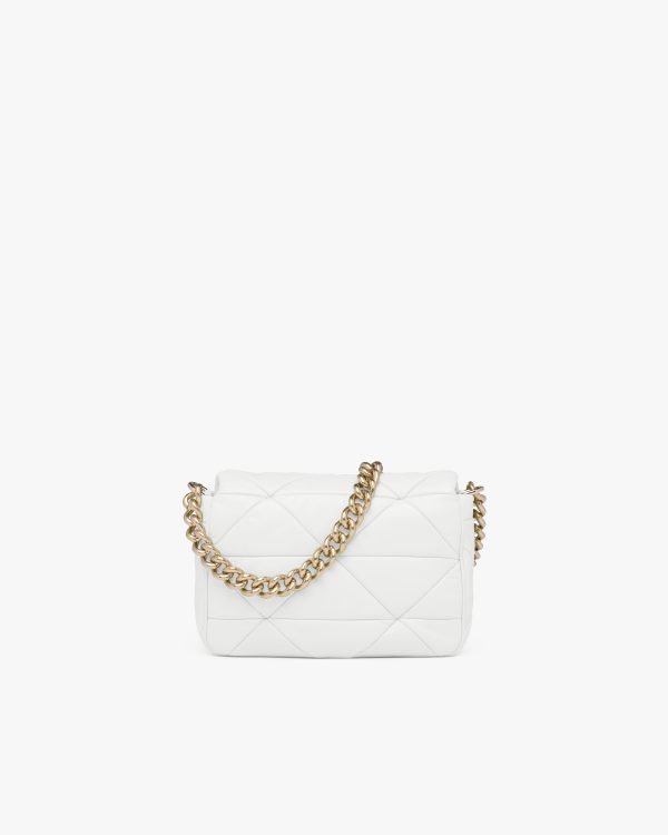White Prada System nappa leather patchwork bag - Image 4