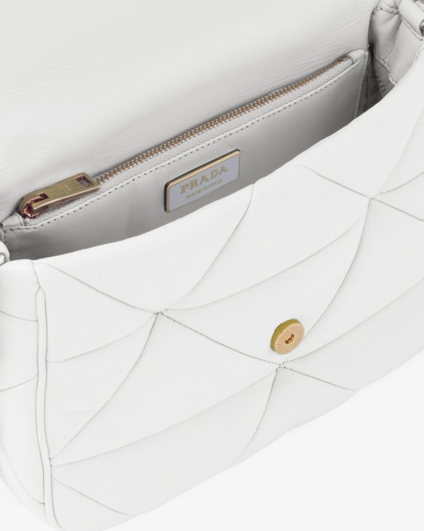 White Prada System nappa leather patchwork bag - Image 5