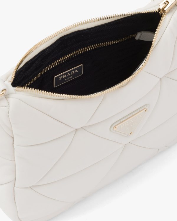 White Prada System nappa leather patchwork shoulder bag - Image 5