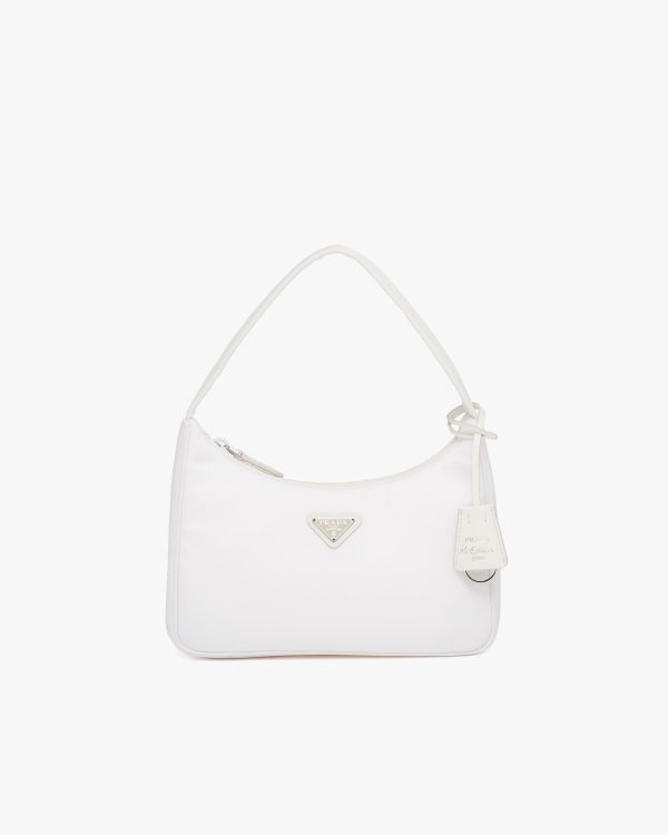 White Re-Nylon Re-Edition 2000 mini-bag
