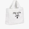 White/black Terry tote bag - Image 3
