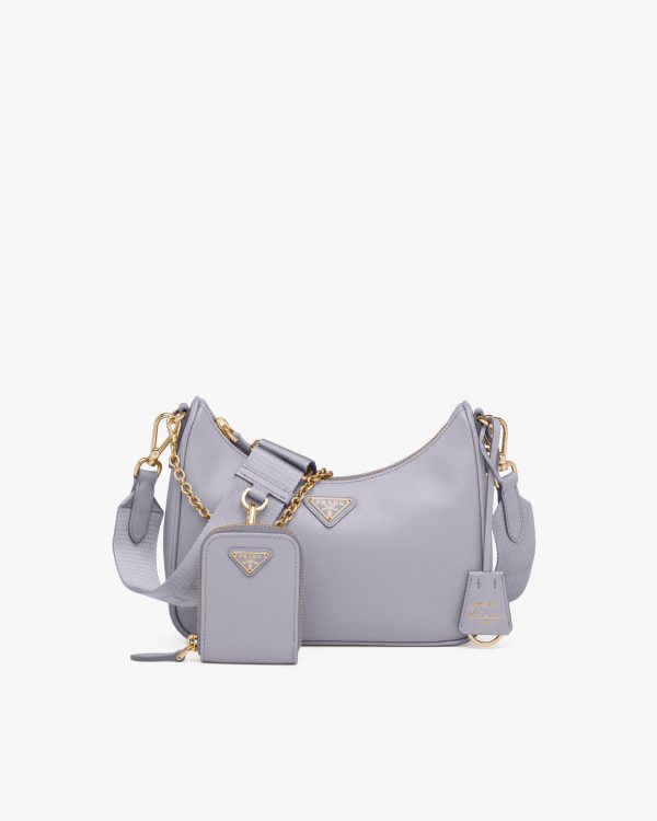 Wisteria Prada Re-Edition 2005 Saffiano leather bag