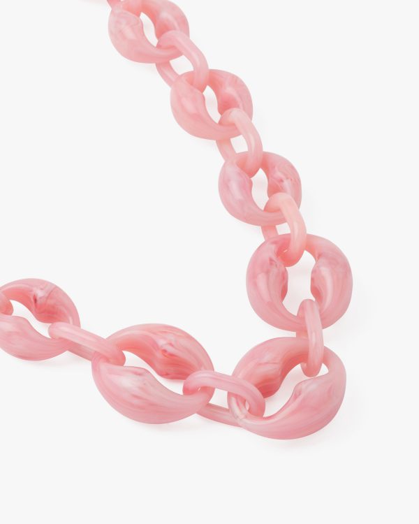 Alabaster Pink Plexiglass necklace - Image 2
