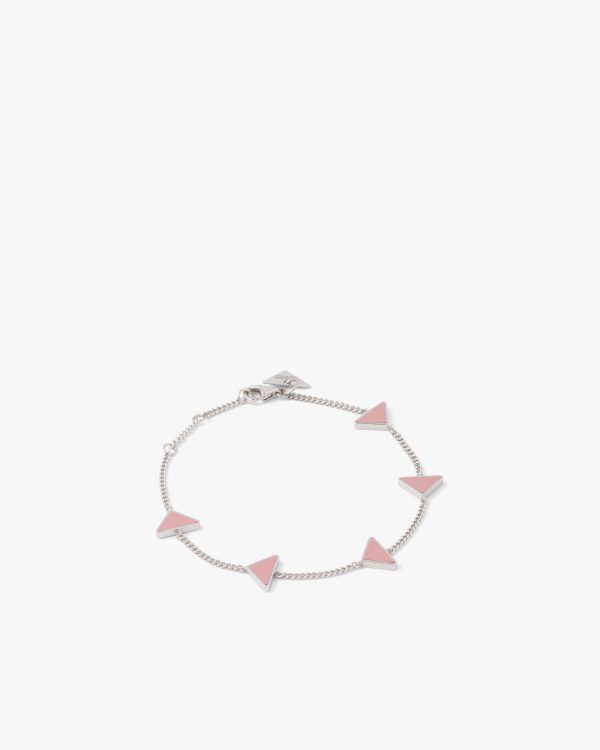 Alabaster Pink Prada Symbole bracelet - Image 3