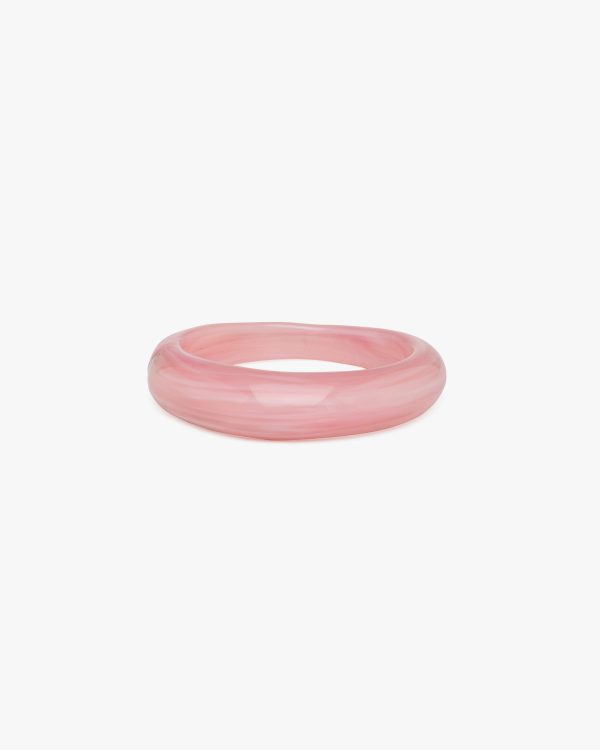 Alabaster Pink Wood Jewels cuff bracelet