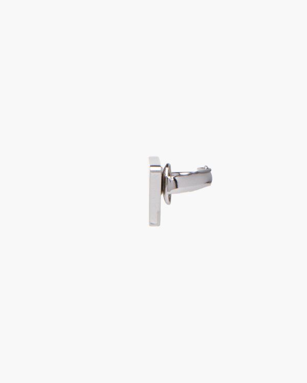 Begonia Pink Prada Symbole clip right earring - Image 4