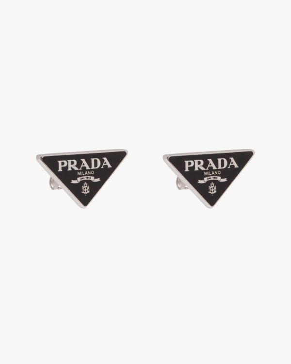 Black Prada Symbole earrings