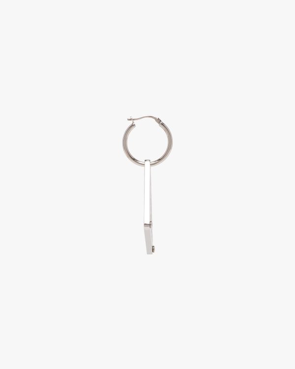 Black Prada Symbole pendant right earring - Image 4