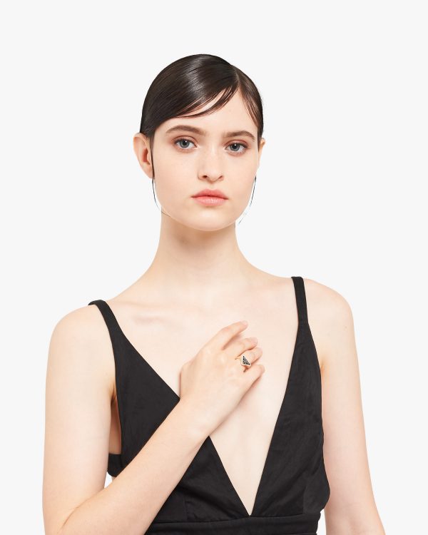 Black Prada Symbole ring - Image 2