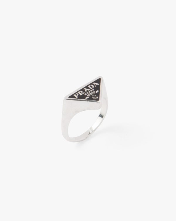 Black Prada Symbole ring - Image 4