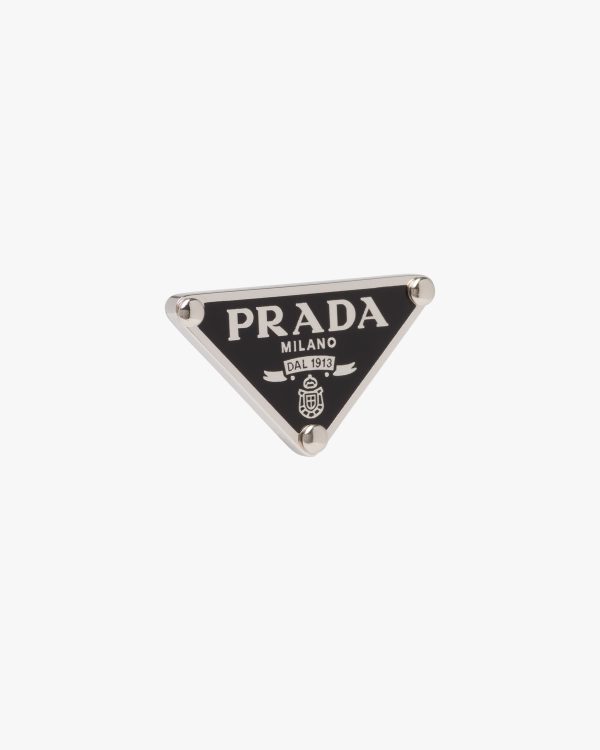 Black Prada Symbole single left earring
