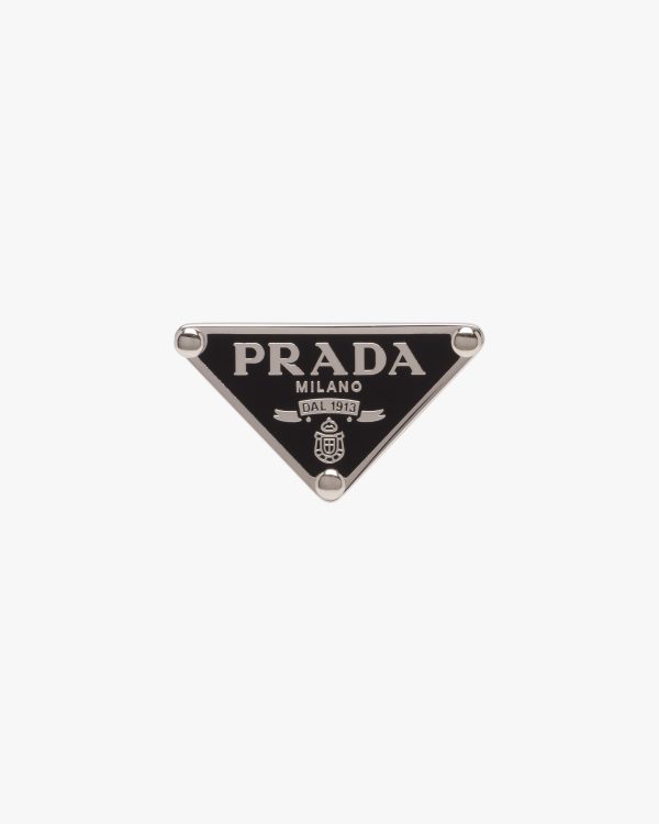 Black Prada Symbole single left earring - Image 3