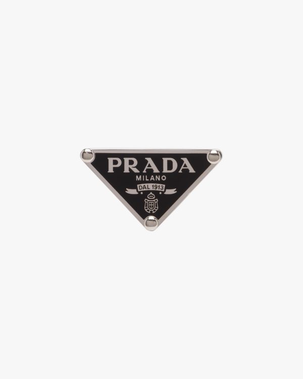 Black Prada Symbole single right earring - Image 3