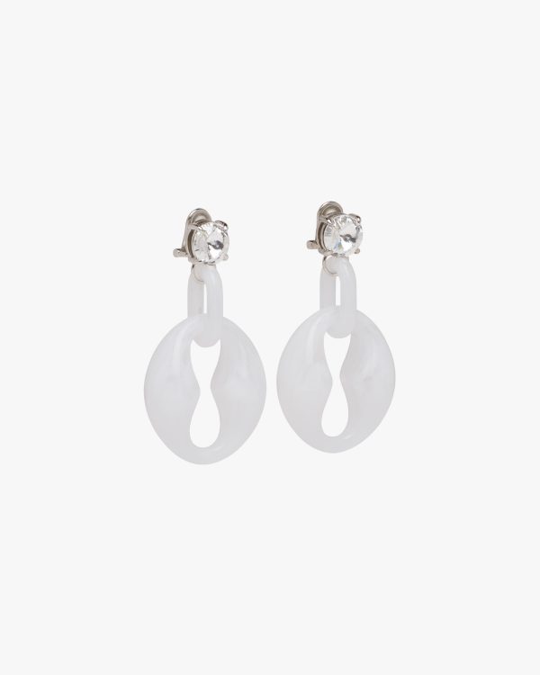 Cloudy Gray Plexiglas earrings