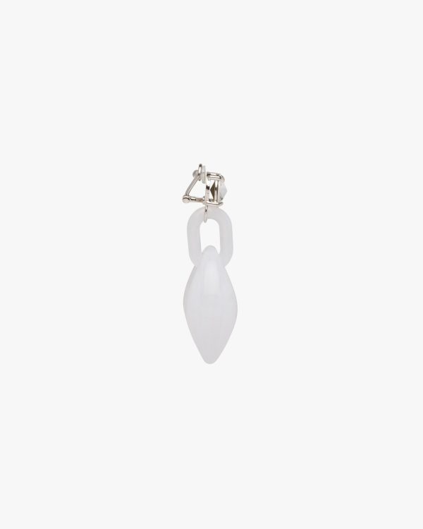 Cloudy Gray Plexiglas earrings - Image 4
