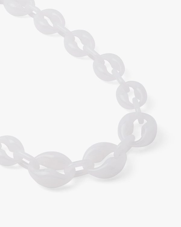 Cloudy Gray Plexiglass necklace - Image 3