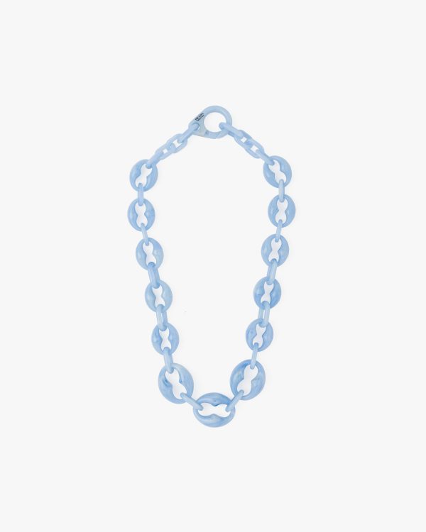 Cornflower Blue Plexiglass necklace