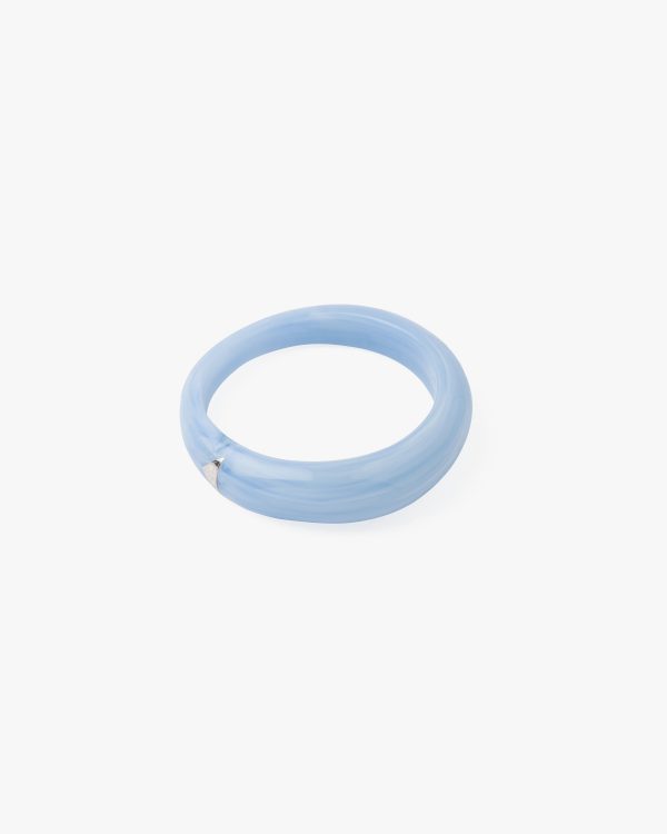 Cornflower Blue Wood Jewels cuff bracelet - Image 2