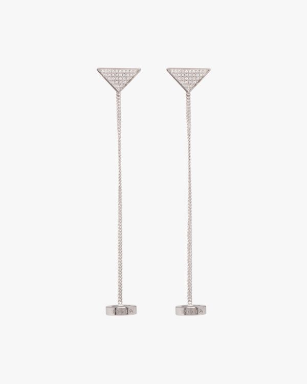 Crystal Crystal Logo Jewels AirPodss pendant earrings