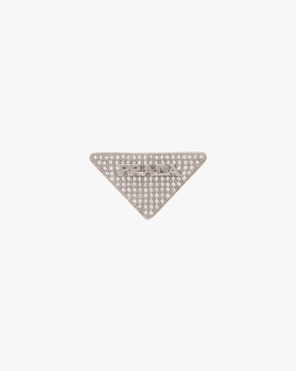 Crystal Crystal Logo Jewels left earring - Image 3