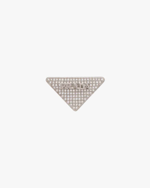 Crystal Crystal Logo Jewels right earring - Image 3