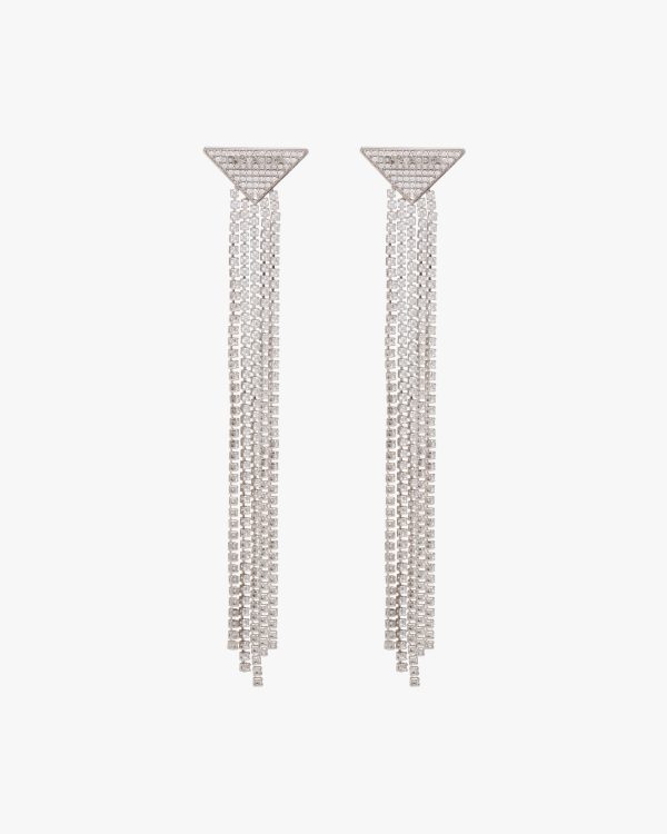 Crystal Crystal Logo Jewels zirconia earrings - Image 3