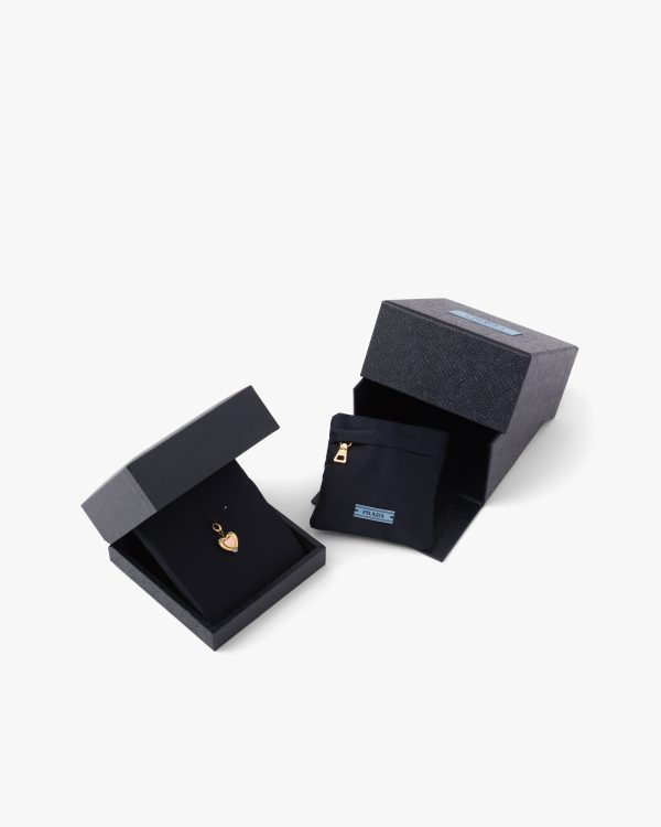 Gold Prada Fine Jewellery Heart pendant - Image 2
