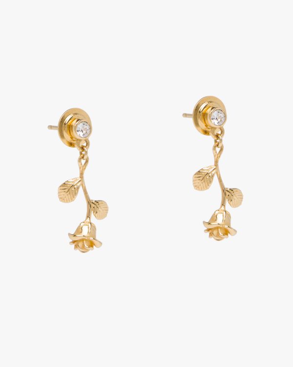 Gold Prada Fine Jewellery gold and diamond earrings