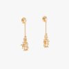 Gold Prada Fine Jewellery gold and diamond earrings