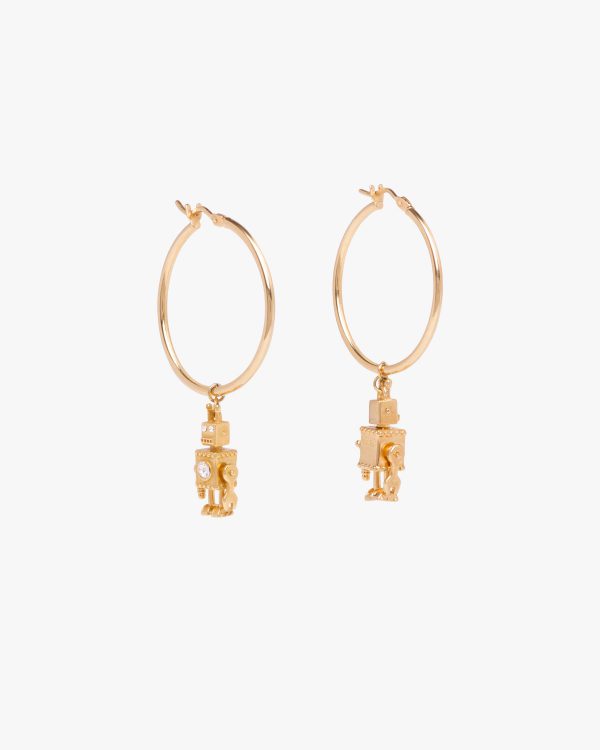 Gold Prada Fine Jewellery gold and diamond earrings
