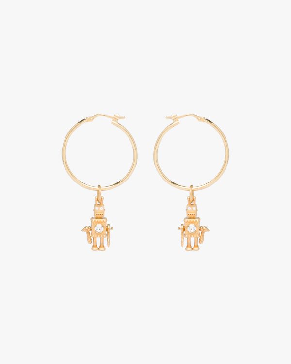 Gold Prada Fine Jewellery gold and diamond earrings - Image 3