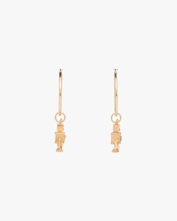 Gold Prada Fine Jewellery gold and diamond earrings - Image 4