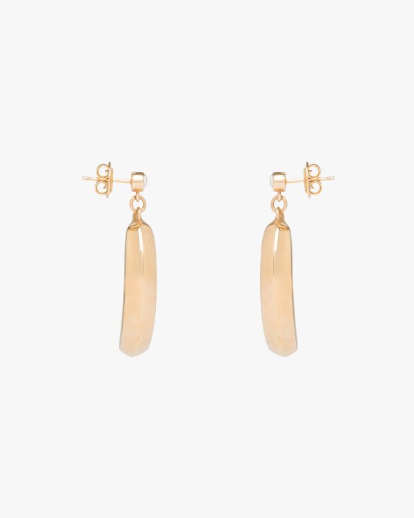 Gold Prada Fine Jewellery gold and diamond earrings - Image 3