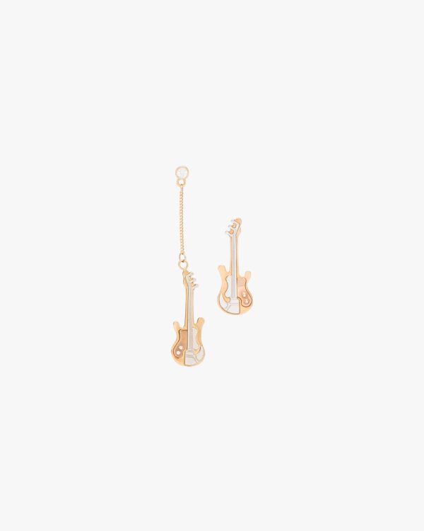 Gold Prada Fine Jewellery gold and diamond earrings