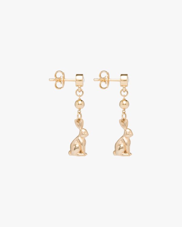 Gold Prada Fine Jewellery gold and diamond earrings - Image 4