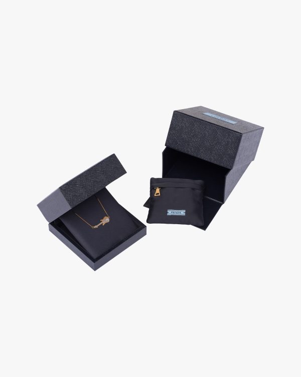 Gold Prada Fine Jewellery gold and diamond necklace - Image 2