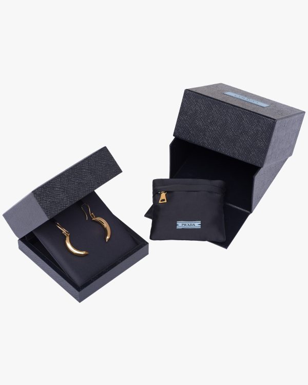Gold Prada Fine Jewellery gold earrings - Image 2