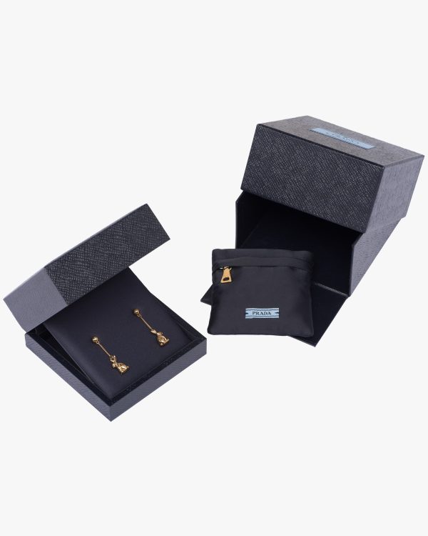 Gold Prada Fine Jewellery gold earrings - Image 2