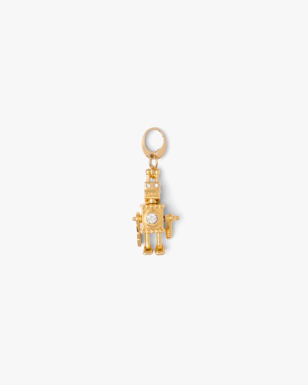 Gold Prada Fine Jewellery pendant with diamonds