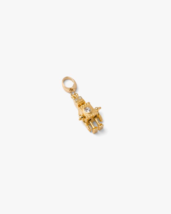 Gold Prada Fine Jewellery pendant with diamonds - Image 3